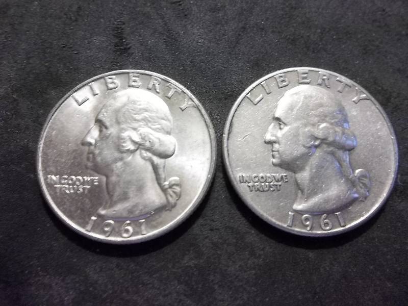1961, 1961 D Washington Quarters