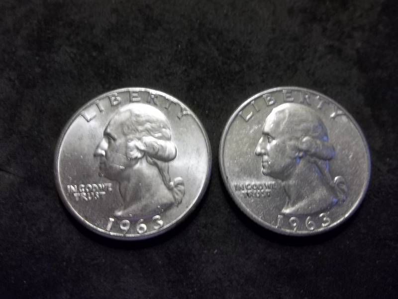 1963, 1963 D Washington Quarters