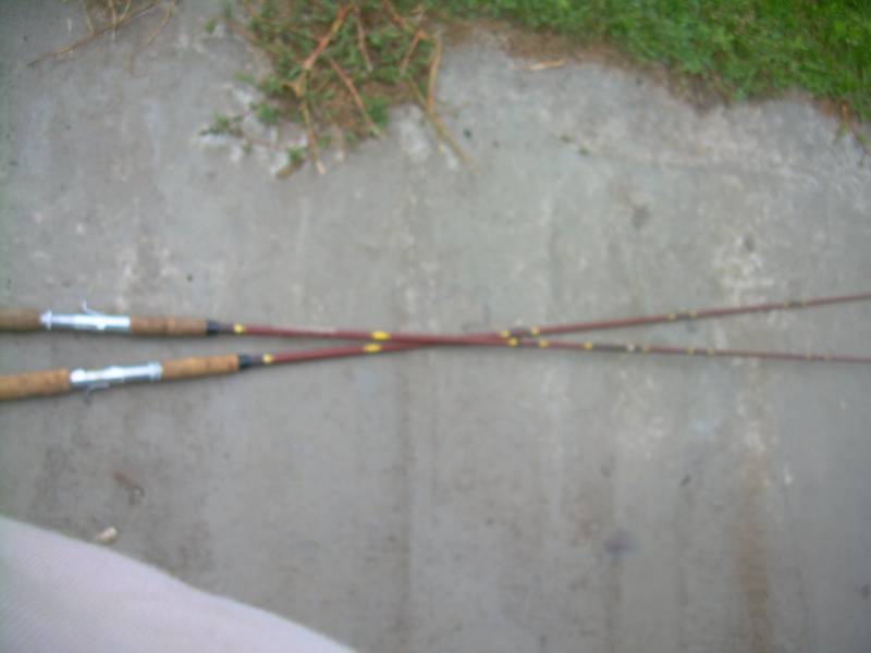 2 HEAVY DUTY FISHING RODS