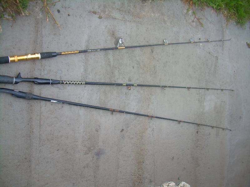 3 FISHING RODS