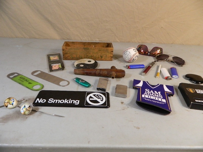lot 45 image: Old Cheese Box, Collectibles, and More