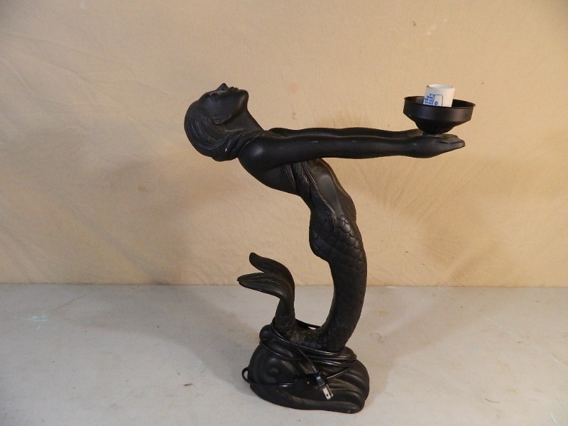 lot 52 image: Mermaid Lamp