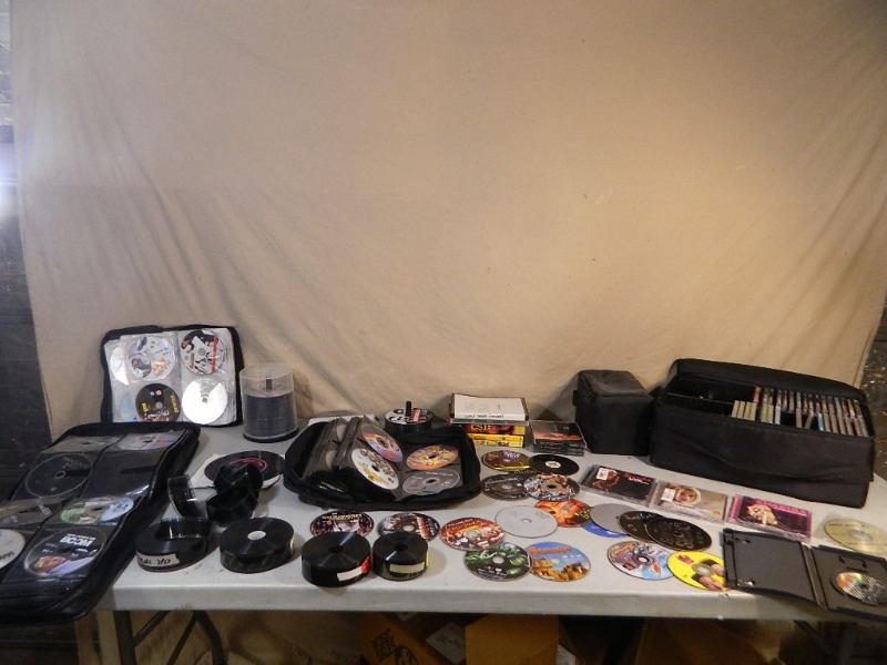 lot 75 image: CDs, DVDs, Film, and More