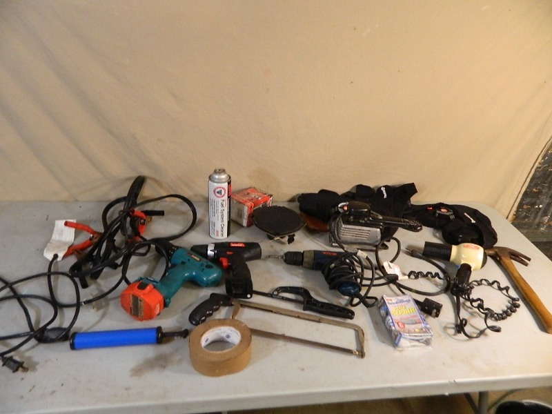 lot 107 image: Drills, Tools, and More