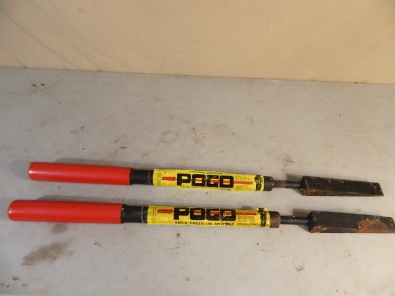 lot 114 image: 2 Pogo Log Splitters