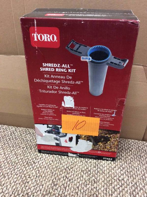 lot 10 image: Toro Shredz-All Shred Ring Kit New