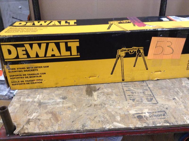 lot 53 image: Dewalt Heavy Duty Work Stand DWX725B not used