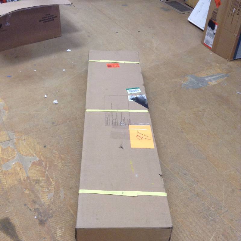 lot 91 image: Husky 52 in. Pegboard Back Wall for Tool Cabinet, Black New
