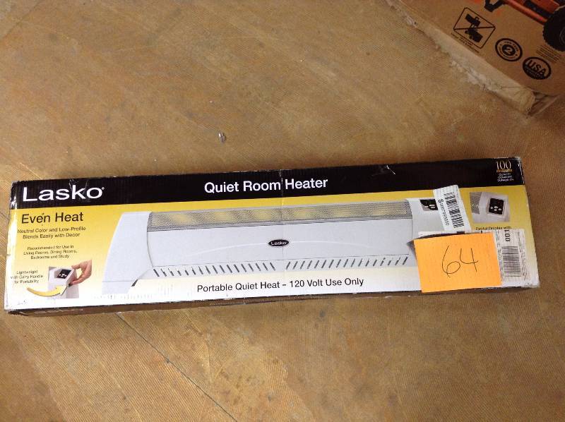 lot 64 image: Lasko Quiet room heater