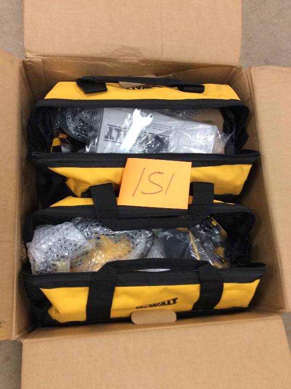lot 151 image: DEWALT 20V MAX Lithium-Ion 9-Tool Combo Kit DCK940D2 New