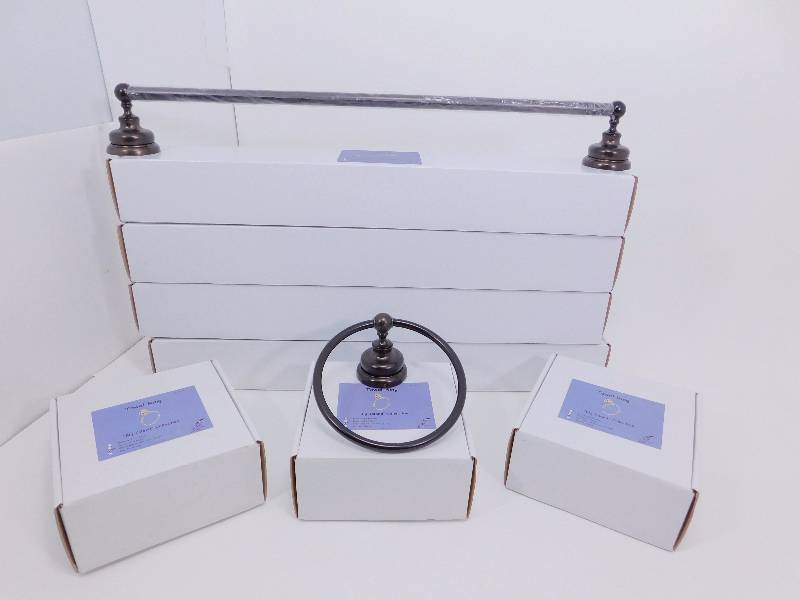 Lot of New Oil Rubbed Bronze Big Island Collection Bathroom Fixtures