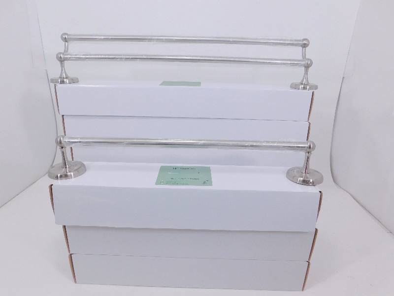 Lot of New Brushed Nickel Clear Lake Collection Bathroom Fixtures