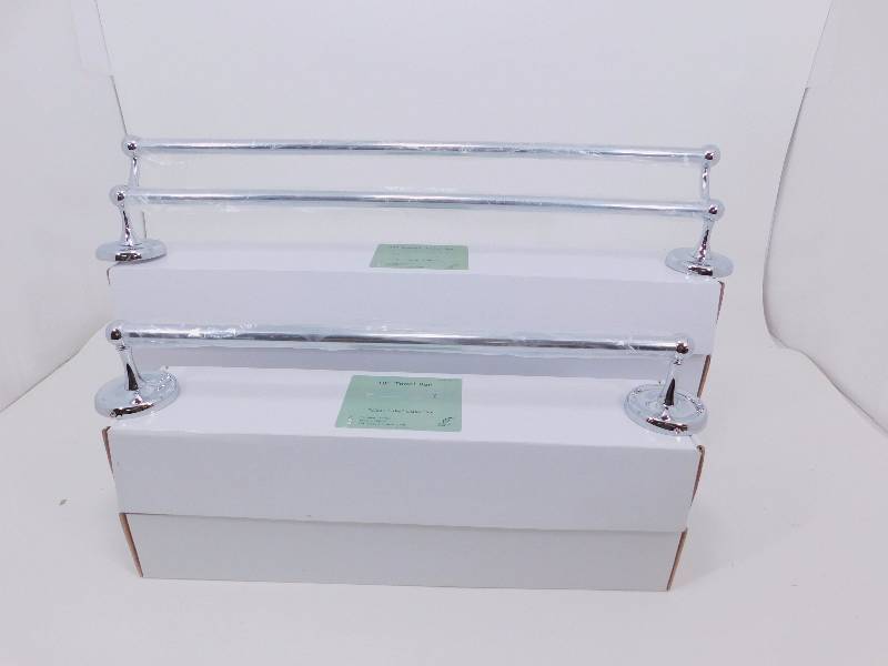 Lot of New Polished Chrome Clear Lake Collection Bathroom Fixtures
