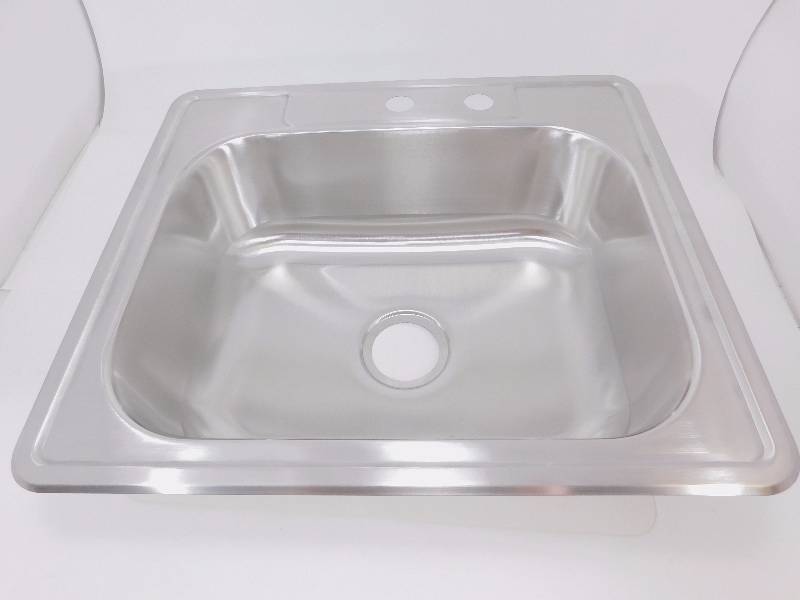 New Stainless Steel 25 Single Basin Kitchen Sink