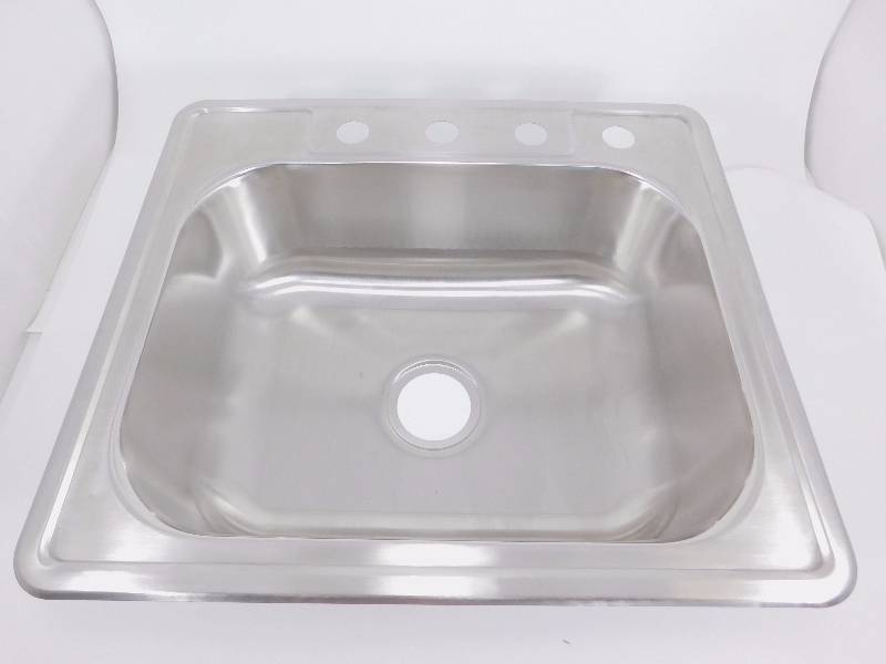 New Stainless Steel 25 Single Basin Kitchen Sink