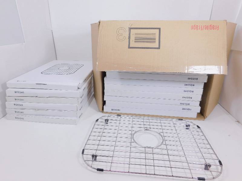 (19) Stainless Steel Bottom Sink Grids