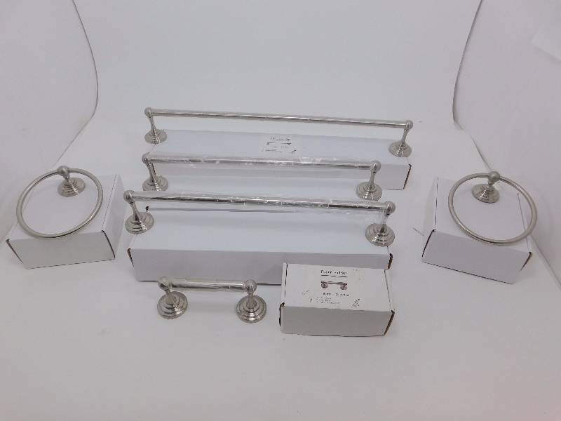 Lot of New Brushed Nickel Baxter Collection&nbspBathroom Fixtures