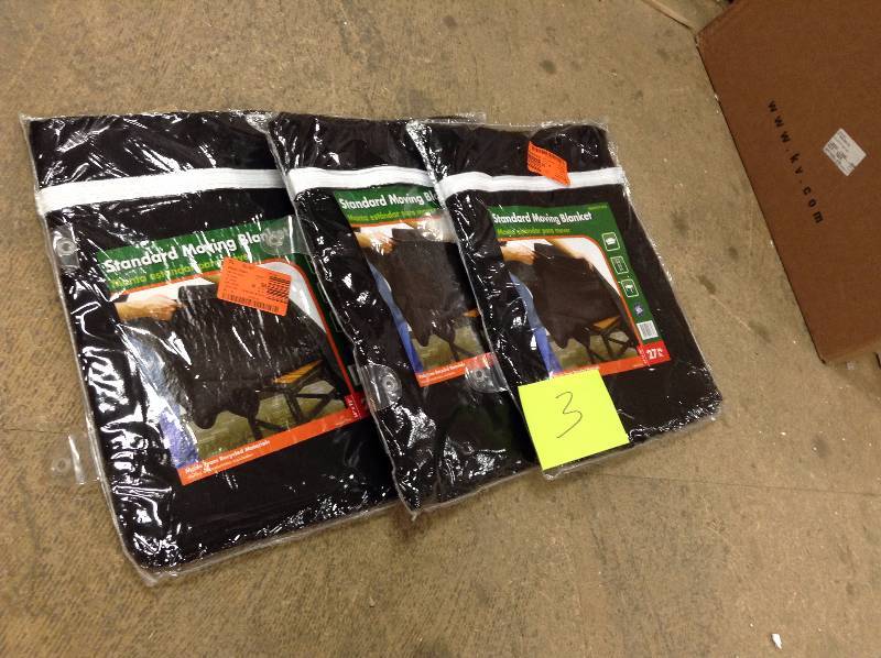 lot 3 image: Lot of 3 Standard moving blanket new