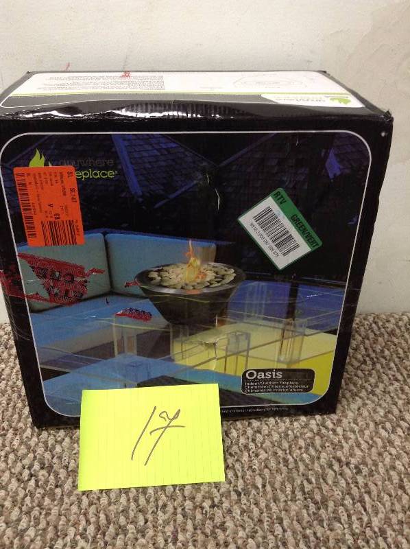 lot 17 image: Anywhere Fireplaces 90294 Oasis IndoorOutdoor Fireplace not used