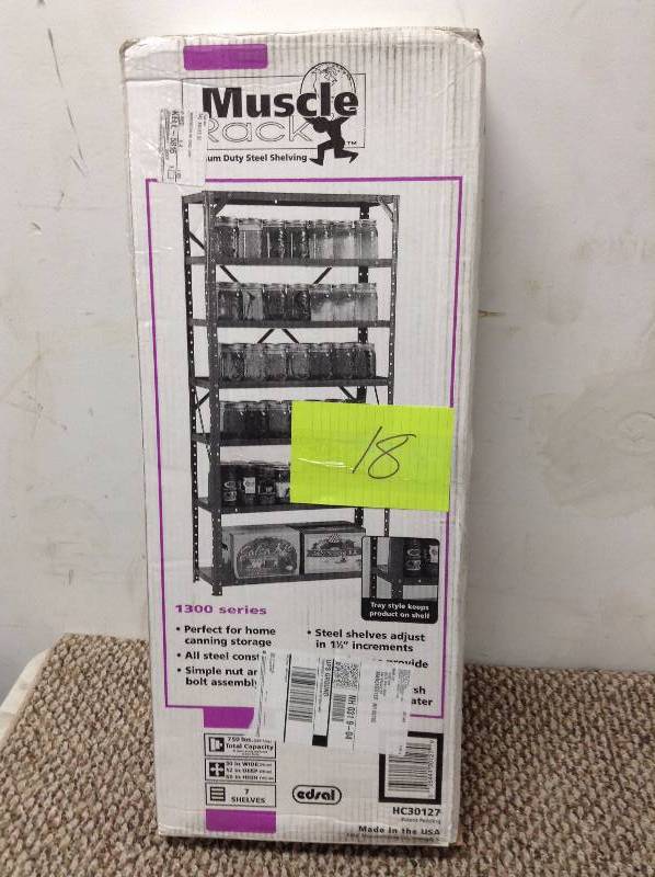 lot 18 image: Muscle Rack not used dented