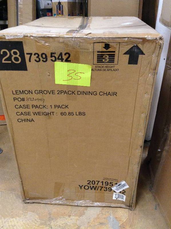lot 35 image: Lemon Grove 2 Pack Dining Chair