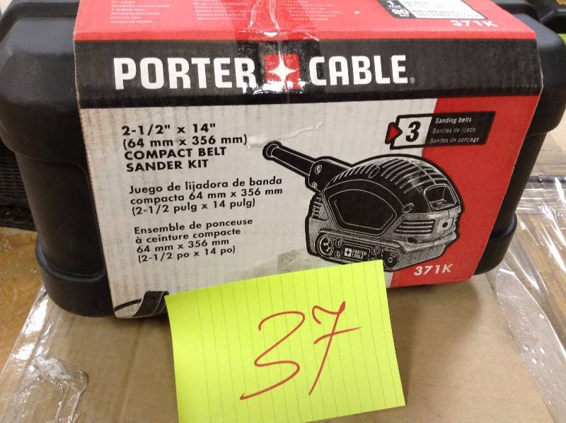 Porter cable deals 371 belt sander