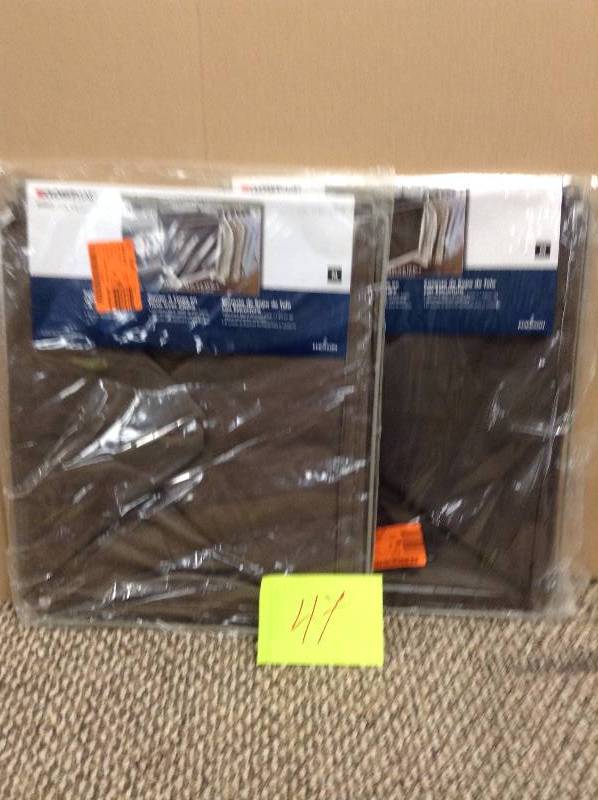lot 47 image: Closetmaid Shelftrack fabric hamper