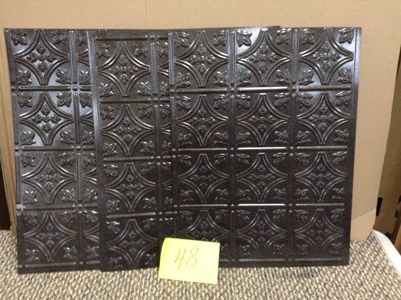 lot 48 image: Fasade 24 in. x 18 in. Traditional 1 PVC Decorative lot of 3