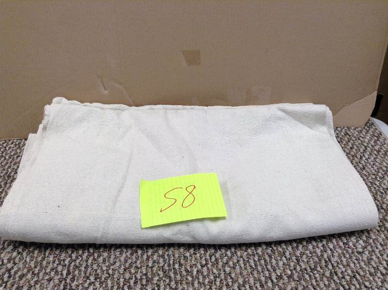 lot 58 image: Heavy Duty Canvas drop Cloth