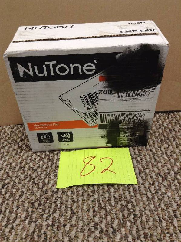lot 82 image: NuTone 50 CFM WallCeiling Mount Exhaust Bath Fan 696N