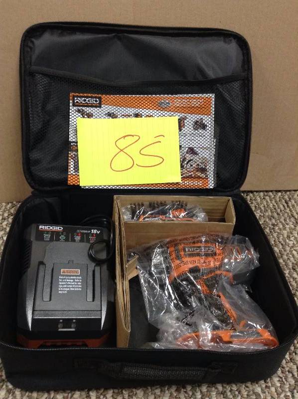 lot 85 image: Ridgid  18-Volt 2-Speed DrillDriver