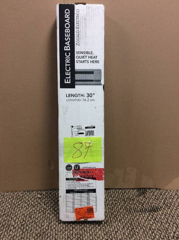lot 87 image: Electric Baseboard 30 not used