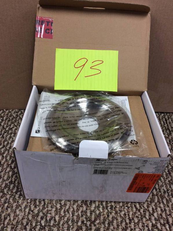 lot 93 image: Glacier Bay Bath Homes Brushed Nickel 1-handle Faucet Full Body Shower Head Set