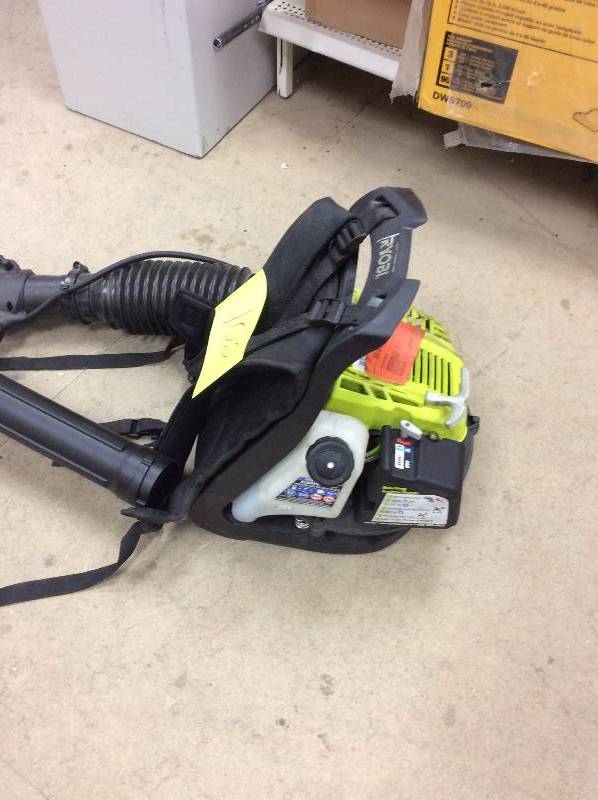 lot 102 image: Ryobi Backpack Blower used in working condition