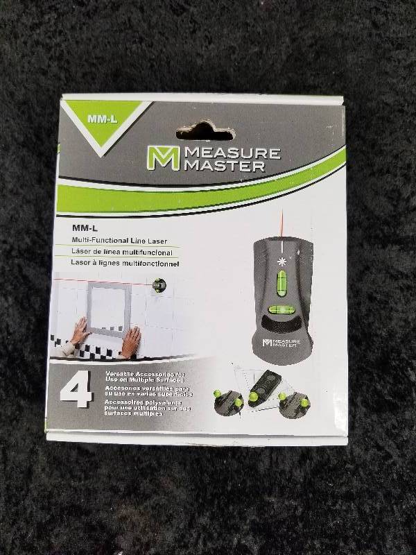 lot 8 image: Measrue Master Multi Functional Line Laser, NIB