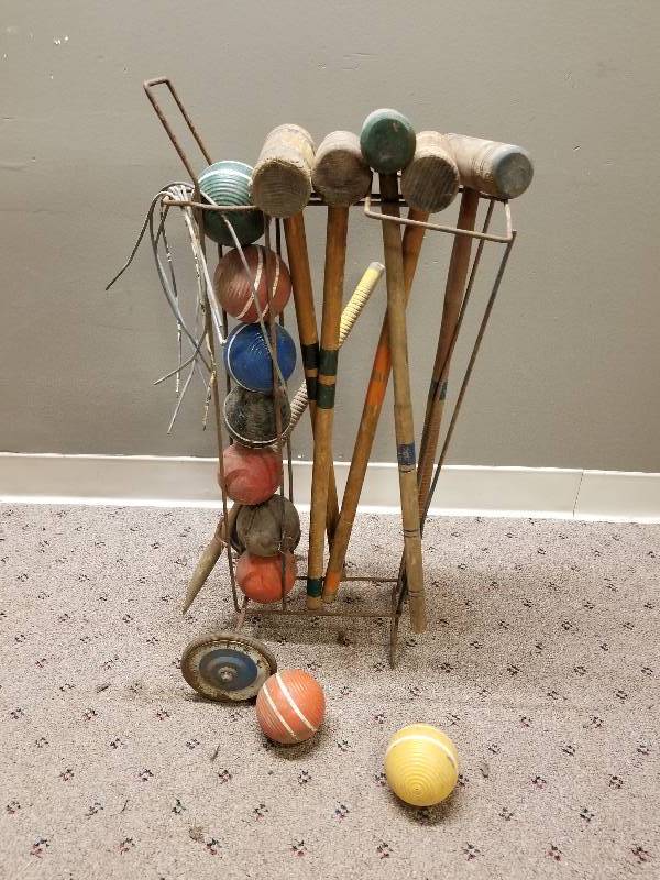 lot 41 image: Vintage Croquet