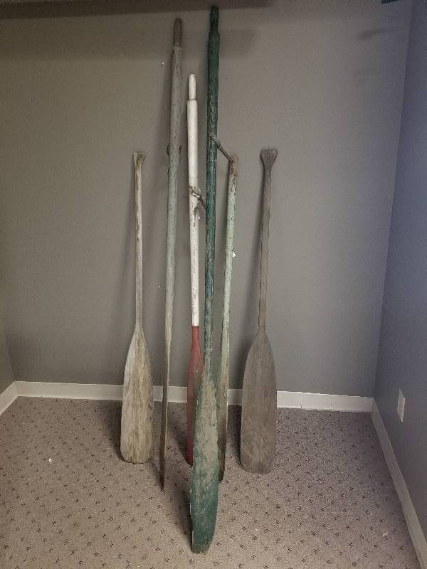 lot 54 image: Lot - Wooden Oars