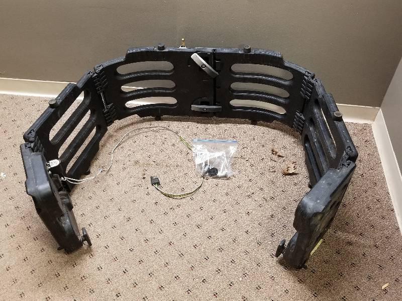 lot 62 image: Ford F150 Truck Bed Extender wLights & Hardware