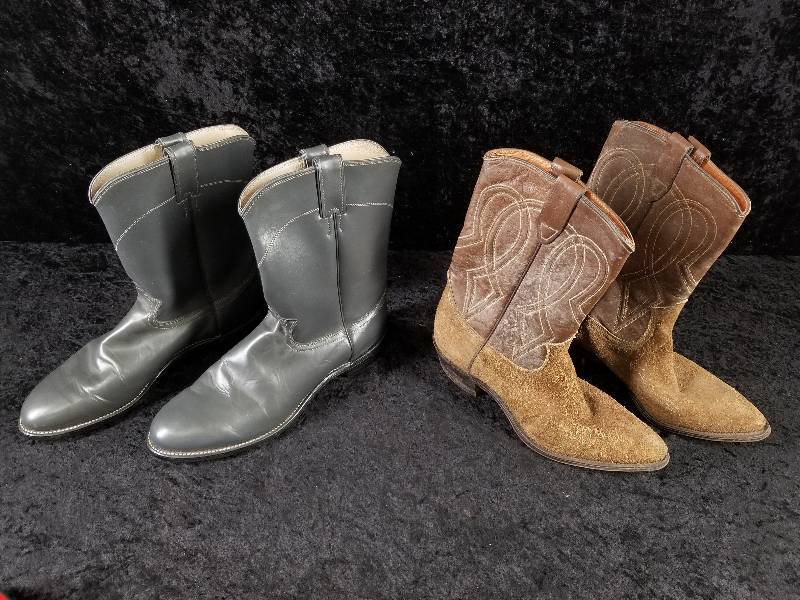 lot 66 image: Diamond Boots, Womens Size 9.5D, Gray, Worn 1x