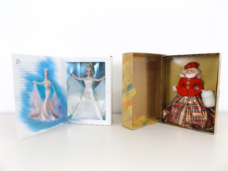 lot 17 image: New in Box, NRFB, Starlight Dance and Jewel Princess Barbie Collectors Dolls