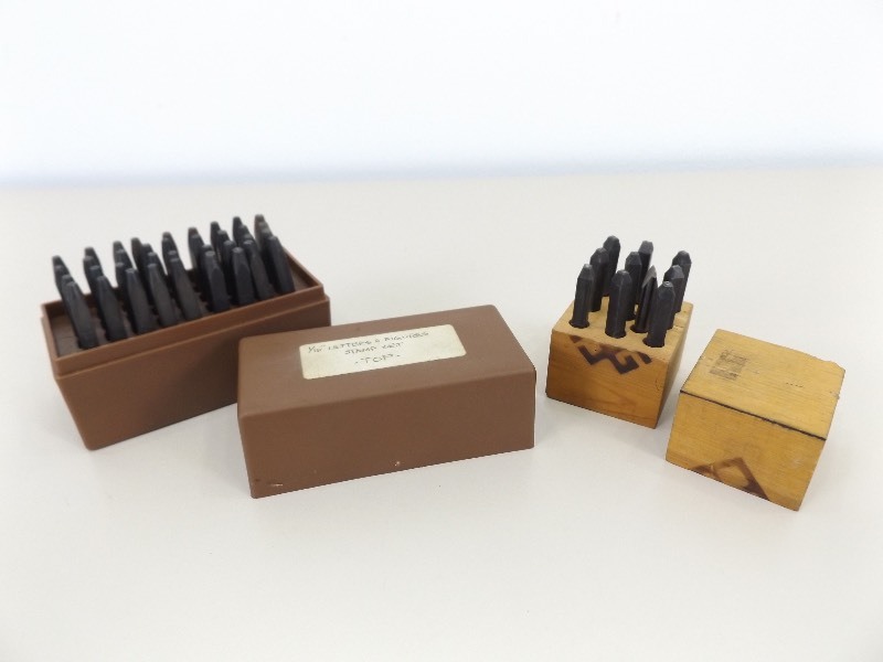 lot 45 image: Vintage 116 and 332 Letter, Number, and Figure Steel Punches