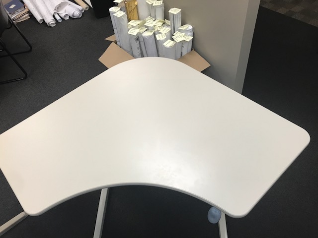 Corner Desk with Stand up Feature
