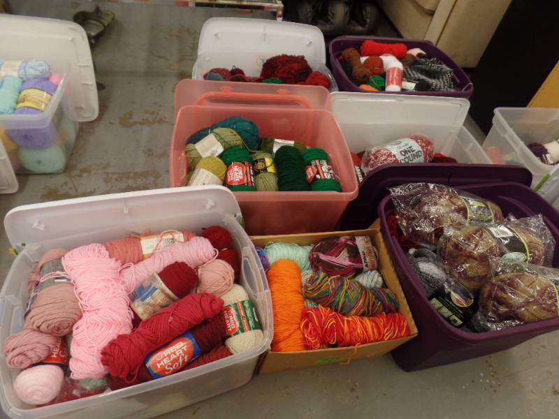 SKEINS AND SKEINS OF YARN
