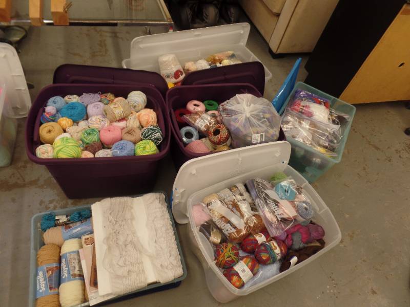 SKEINS AND SKEINS OF YARNS AND THREADS