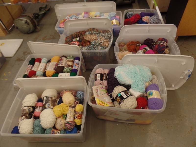 SKEINS AND SKEINS OF YARN AND THREAD