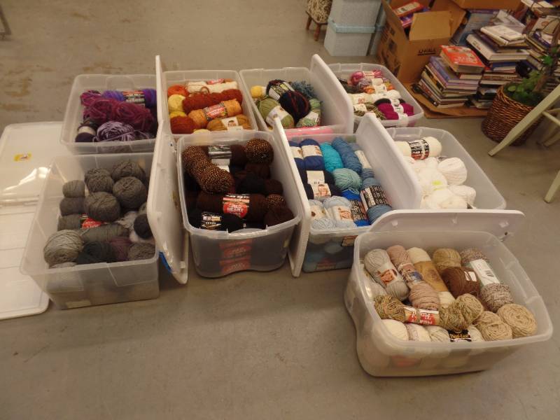 SKEINS AND SKEINS OF YARN