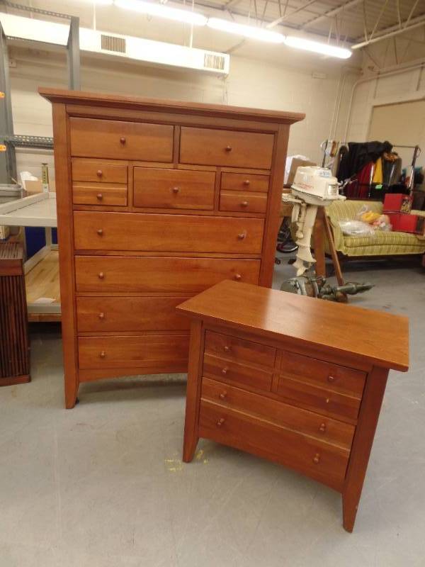 STANLEY DRESSER AND NIGHTSTAND