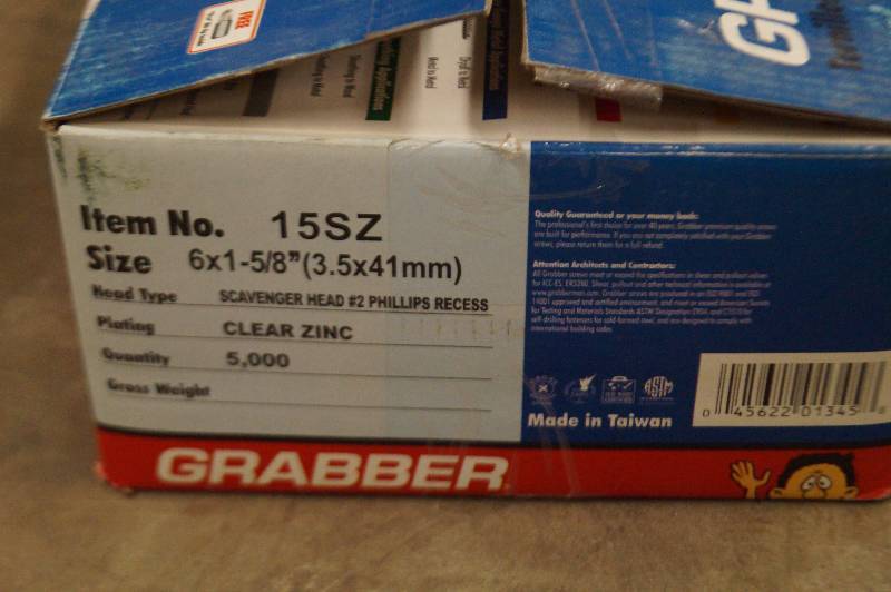 Grabber Heavy Gauge Metal Screws