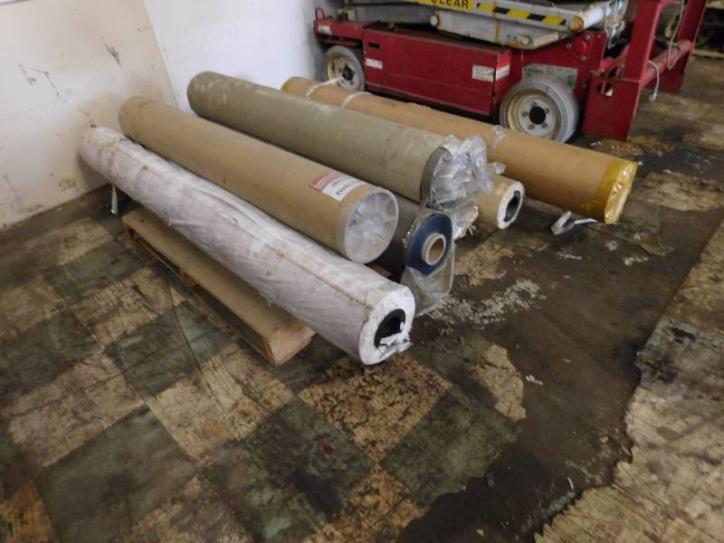 lot 19 image: Misc. Pallet of Printable Vinyl and Canvas