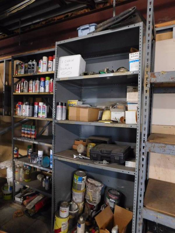 lot 35 image: Two Metal Shelving Units